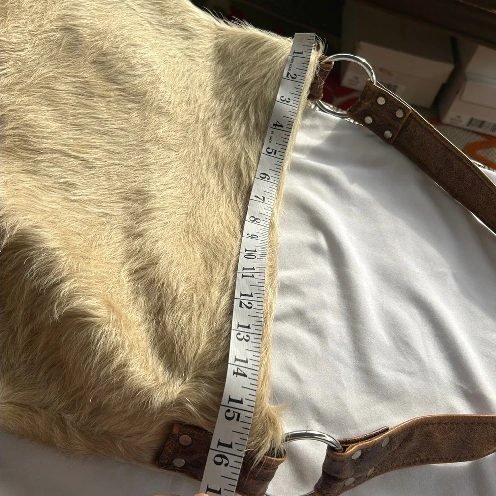 Wild Goose Genuine Cowhide Hair-on-Hide Hobo Bag - Western Boho